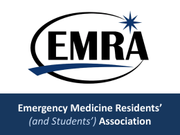 EMRA Medical Student Council - Emergency Medicine Residents