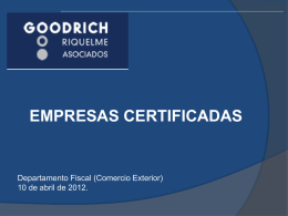 empresa certificada - Goodrich, Riquelme y Asociados