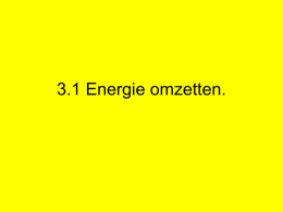 3.1 Energie omzetten.