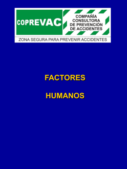Factores Humanos (Human Factors).
