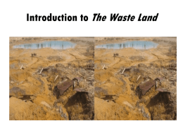 The Waste Land - marilena beltramini