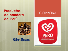 Productos de bandera del Perú