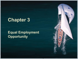 Ch03 (Equal Employment Opportunity)