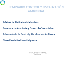 Miguel Fiat - Secretaria de Ambiente y Desarrollo Sustentable