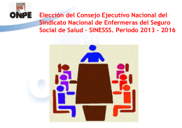 Capacitación ONPE a los Comités Electorales de Lima