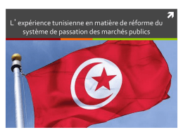 Khaled El Arbi - L`expérience tunisienne en mati_re de réforme du