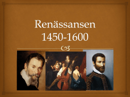 Renässansen 1450-1600