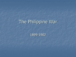 The Philippine Insurrection