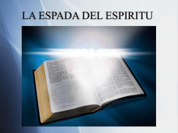 LA ESPADA DEL ESPIRITU - iglesia evangelica rehobot