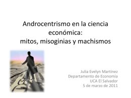 economia-androcentrismo - Facultad de Ciencias Económicas