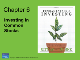 Common Stocks_Ch06