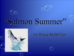Vocabulary Words T6S1 Salmon Summer