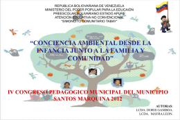 ponencia 12 CONCIENCIA AMBIENTAL SIMONCITO 2012