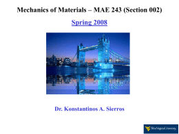 Lecture 18 - Mechanical and Aerospace Engineering