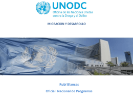 Migración y Desarrollo UNODC