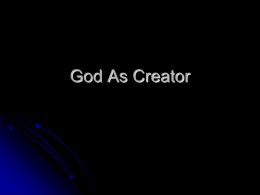 Extension material - concept_of_god__god_as_creator