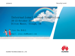 Huawei Desktop Cloud Solution --------Main Slides V2.0