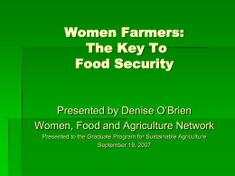 Looking at the World Through the Eyes of Women Farmers