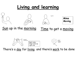 Living and learning - Lindon Bennett School