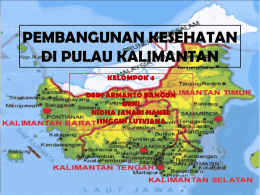 Pembangunan Kesehatan di Kalimantan