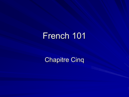 French 101