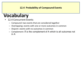 Probability of Compound Events PowerPoint