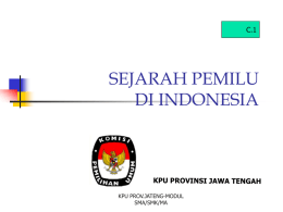 02-C-1-Sejarah Pemilu di Indonesia (Modul Prop. Power Point)
