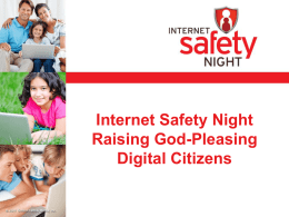 Keeping Your Child safe on the Internet