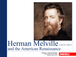 Herman Melville and the American Renaissance