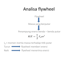 Analisa flywheel