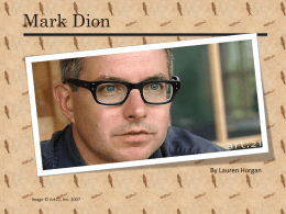 Mark Dion PowerPoint