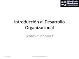 Diapositiva 1 - Bladimir Henriquez