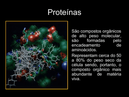 Proteínas - Fisioterapia Uniplan