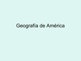 Geografía de América clase 1-11