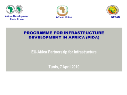 Programme for Infrastructure Development in Africa