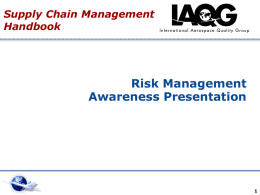 Risk Management Awareness Presentation