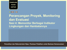Perangkat Monitoring Indikator Lingkungan