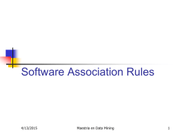 Software y association rules 2010