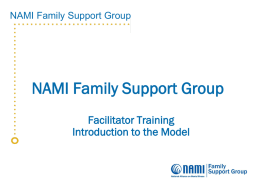 NAMI Family Support Groups