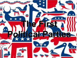 The First Political Parties