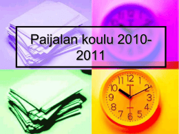 Paijalan koulu 2003-2004