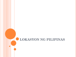 Iii Lokasyon Ng Pilipinas  - HEKASI 1-7