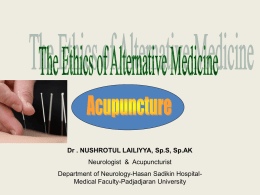 2. Ethic of Acupuncture