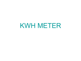 10 a. KWH METER