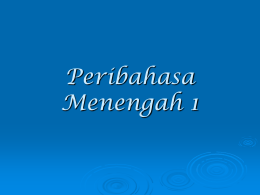 Peribahasa Menengah 1