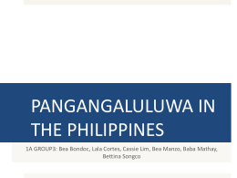 pangagaluluwa in the philippines