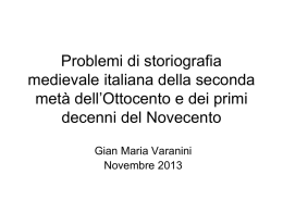 lezione di storiografia 14 nov B - Tempo, Spazio, Immagine, Societ&agrave;