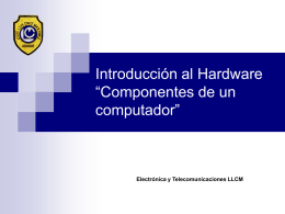Intro Hardware