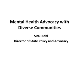 Policy Advocacy 101