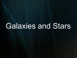 Galaxies and Stars Power Point